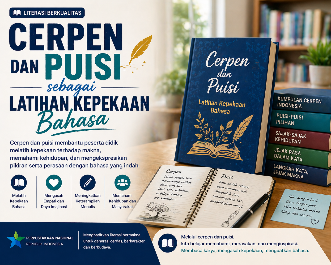 Cerpen dan Puisi sebagai Latihan Kepekaan Bahasa