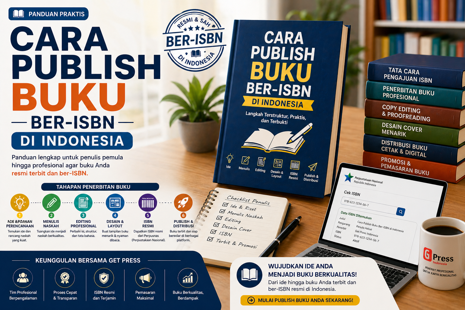 Cara Publish Buku Ber-ISBN di Indonesia
