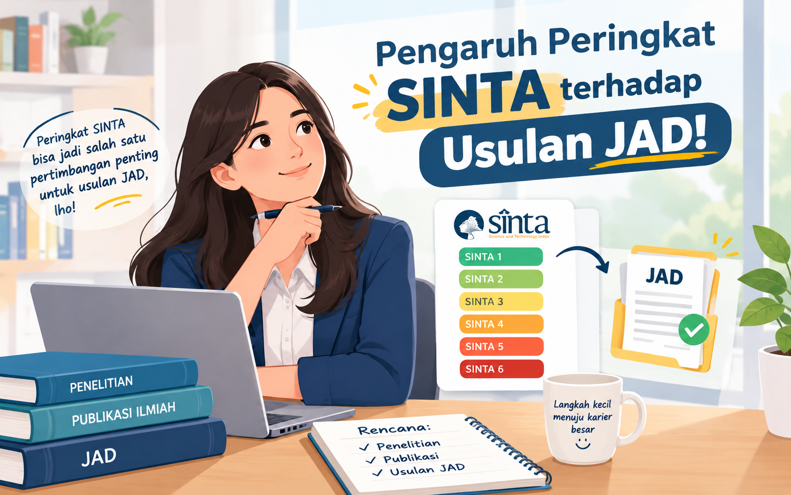 Pengaruh Peringkat SINTA terhadap Usulan JAD: Apa yang Perlu Diperhatikan Dosen?