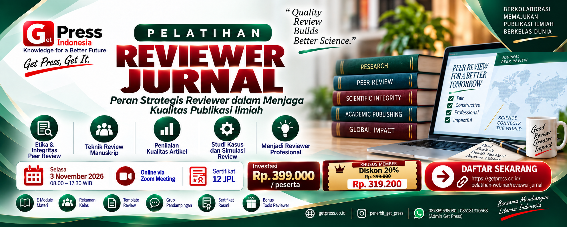 Pelatihan Reviewer Jurnal